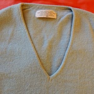 Vintage Angora & Wool Sleeveless Sweater